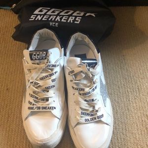 Golden Goose White May Sneakers
